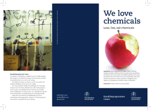 We love chemicals - Kemiska sektionen