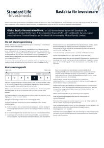 Basfakta för investerare - Standard Life Investments
