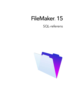 FileMaker 15 SQL-referens