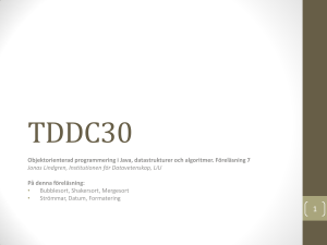 TDDC30 - IDA.LiU.se