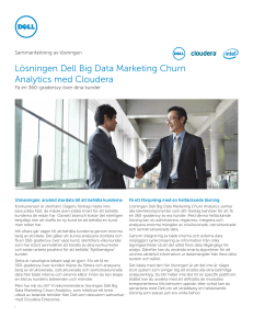 Lösningen Dell Big Data Marketing Churn Analytics med Cloudera