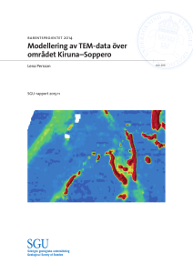 Barentsprojektet 2014: Modellering av TEM-data över