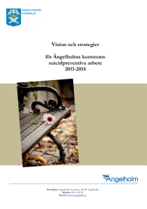 Vision och strategier för Ängelholms kommuns suicidpreventiva