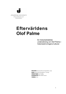 Olof Palme - Ida F Dahlby 12Juni