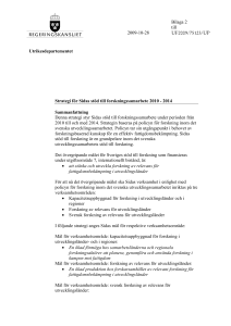 Strategi för Sidas stöd till forskningssamarbete 2010