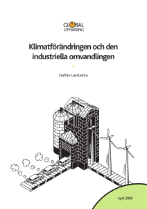 Klimatförändringen och den industriella
