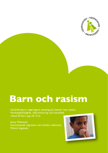 Barn och rasism - Allmänna Arvsfonden