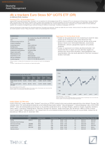 Faktablad - db X-trackers - Deutsche Asset Management