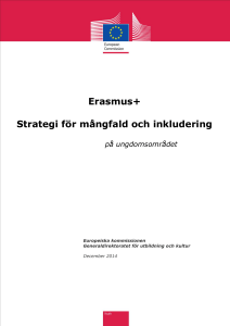 Erasmus+ Strategi för mångfald och inkludering