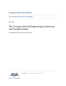 The Concept of Social Engineering in American