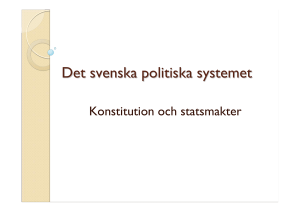Det svenska politiska systemet