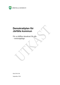 05 02 Demokratiplan för Järfälla kommun slutgiltig remissversion