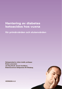 Protokoll för hantering av diabetes ketoacidos hos vuxna för