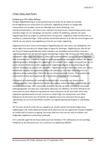 etisk deklaration - Sveriges vägledarförening