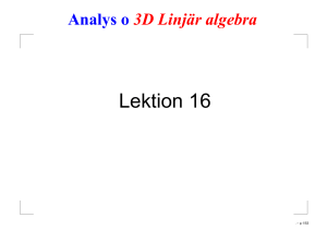 3D Linjär algebra - math.chalmers.se