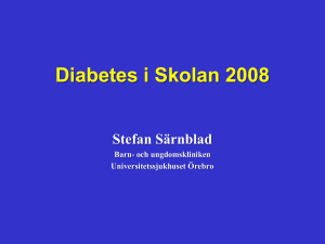 Diabetes i Skolan 2008