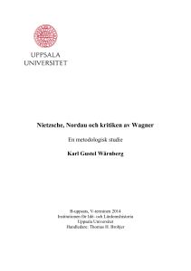 Nietzsche, Nordau och kritiken av Wagner