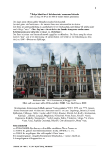 Viktiga händelser i Kristianstads kommuns historia