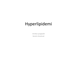 Hyperlipidemi
