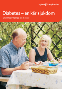 Diabetes – en kärlsjukdom - Hjärt