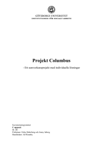 Projekt Columbus - GUPEA