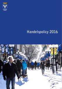 Handelspolicy 2016 - Östersunds kommun