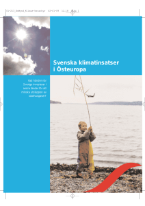 Svenska klimatinsatser i östeuropa