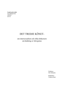 det tredje könet - Lund University Publications