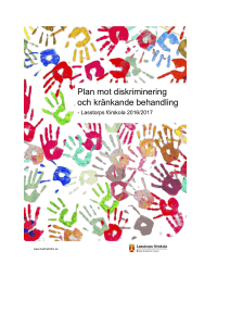 Plan mot diskriminering och kränkande behandling