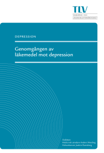 Genomgången av läkemedel mot depression