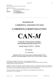 camberwells behovsskattning