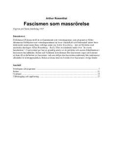 Fascismen som massrörelse