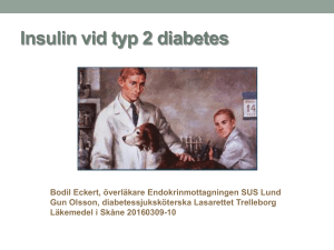 Insulin vid typ 2 diabetes