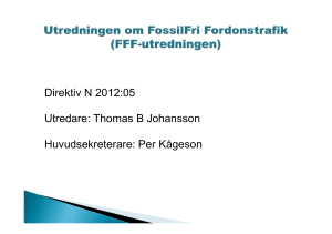 Utredningen om Fossilfri fordonstrafik FFF
