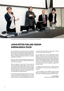 Japan möter finland genom amerikanska ögon