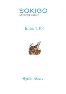 Ecos 1.101 Systemkrav