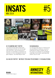 MAj 2014 - Aktivistportalen Amnesty International