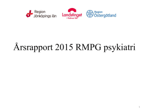 Årsrapport RMPG Psykiatri 2015
