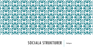 Sociala strukturer
