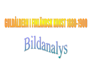 Bildanalys