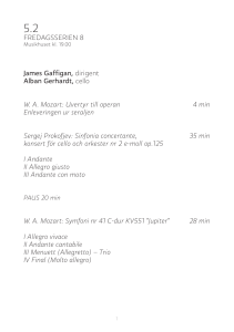 FREDAGSSERIEN 8 James Gaffigan, dirigent Alban Gerhardt
