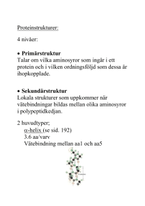 Proteinstrukturer