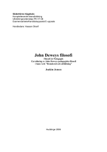 John Deweys filosofi