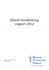 Klinisk Handledning rapport 2012