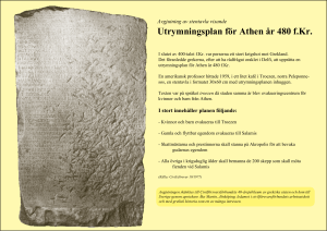 Utrymningsplan för Athen år 480 f.Kr.
