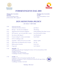 forskningens dag 1998 - Medicinska fakulteten