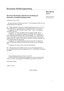 Boverkets föreskrifter (2013:8) om utredning om alternativa