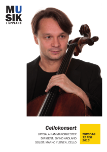 Cellokonsert - Musik i Uppland