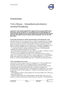 Suppliers to Volvo Bussar Säffle AB
