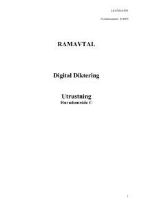 Ramavtal - SLL Upphandling
